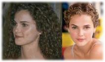 Keri Russel, before and after
