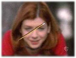 Willow floating a pencil